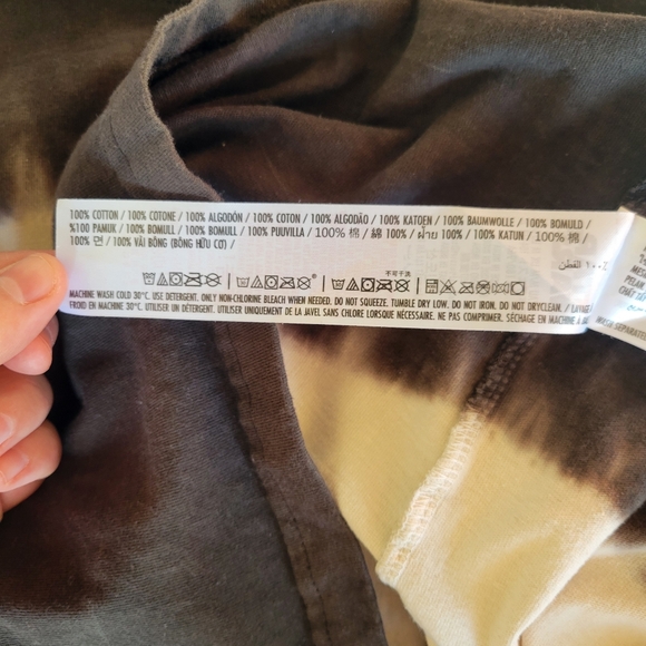 Star Wars Dip-Dye Long Sleeve T-Shirt Obi-Wan Kenobi Unisex Medium - Picture 8 of 9